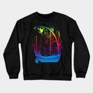 Sailing Ship at Dawn Crewneck Sweatshirt